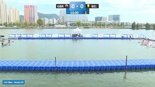 GBR vs Belgium U21 Men Group UO  2024 ICF CanoeKayak Polo World Championships Deqing China [upl. by Einna101]