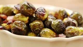 How to Make Maple Roasted Brussels Sprouts with Bacon  Thanksgiving Recipes  Allrecipescom [upl. by Mateusz]