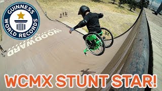 Aaron quotWheelzquot Fotheringham Extreme Wheelchair Athlete  Guinness World Records [upl. by Nonnaehr]