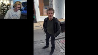 xQc reacts to Willem Dafoe NYC Fit Check [upl. by Adyam]