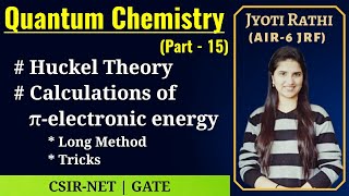 Huckel theory of conjugated systemsEnergy calculationsBenzeneetheneallylic systemtricks [upl. by Nerine]