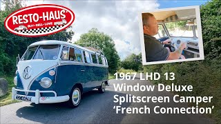 1967 LHD 13 Window Splitscreen Camper French Connection [upl. by Vivienne451]