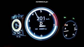 Lexus RX200t  acceleration 0100 kmh 0200 kmh 0400 m top speed racelogic [upl. by Ivetts]