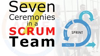 The Seven Scrum Ceremonies  Working in an Agile Team [upl. by Nanreit]