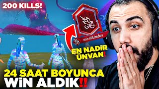 ART ARDA 9 WİN ALIP YENİ MODUN EN NADİR ÜNVANINI ALDIK 😱 200 KILLS İMKANSIZ OLAY  PUBG MOBILE [upl. by Irollam251]