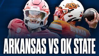 Why Arkansas Football Will Beat Oklahoma State Football  Arkansas vs Oklahoma State Preview [upl. by Icak]