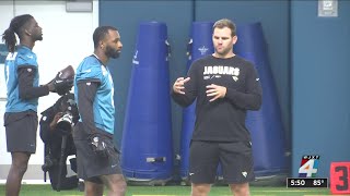 Jarvis Landry tries out for roster spot at Jaguars rookie minicamp [upl. by Namielus277]