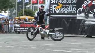 Street Bike Stunt Demo in Eastern Europe [upl. by Anah]