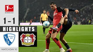 Bochum gegen Bayer Leverkusen 1  1  HIGHLIGHTS  Bundesliga 202425 [upl. by Harriman]