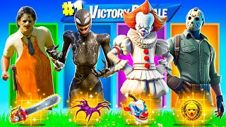 The RANDOM HALLOWEEN BOSS Challenge in Fortnite She Venom Leatherface Jason Mephisto [upl. by Desiri837]