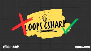 C para iniciantes  Loops  Listas Aula III csharp programação backend [upl. by Starling]