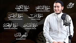 Alquran Dengan Suara Yang Sangat Indah  Alfatiha AlkahfiYasinAlwaqia ArrahmanAlmulk Almoeathat [upl. by Maite]