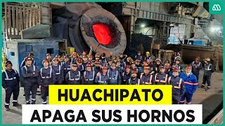 La última producción del alto horno Comienza el cierre de Huachipato [upl. by Anaujit757]