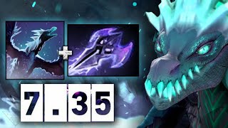 Виверна четверка через Mage Slayer  Winter Wyvern 735 DOTA 2 [upl. by Lourie]