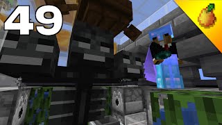 119 Skyblock Building The Mega LavaObsidian Farm Episode 49 [upl. by Diannne303]