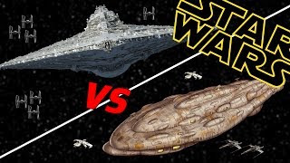 Assertor Super Star Destroyer vs Viscount Star Defender  Star Wars Who Would Win [upl. by Ylle866]