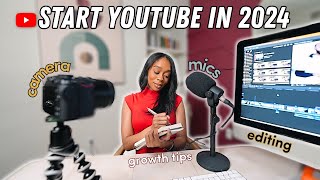 Start amp Grow Your YouTube Channel in 2024 EVERYTHING YOU NEED TO KNOW [upl. by Ahtennek]