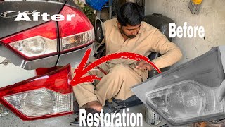 How To Repair A Damaged Tail Light In Just 1 Dollar Car Tail Light Cover Replacement amp Restoration [upl. by Hafeetal755]