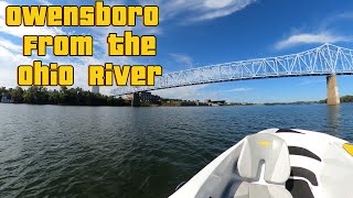 SeaDoo speedster Ohio River boat trip pt2 [upl. by Anihsat]