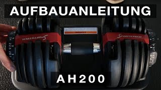 SPORTSTECH AH200 Kurzhantel  Aufbauanleitungconstructionstructureestructurastruttura [upl. by Eityak433]