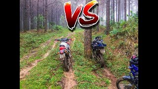 Tenere 250 vs CRF 250L  Off Road [upl. by Ravaj]