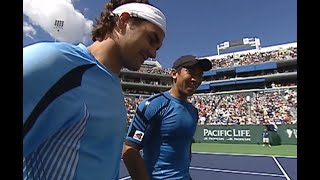 Roger Federer vs Paradorn Srichaphan 2006 SF Indian Wells [upl. by Aleacim]