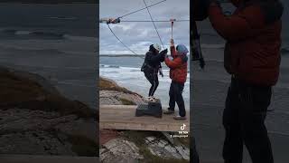 Golden Eagle Zip Line Durness MandeeCampervananny and Chris Mason [upl. by Ot936]