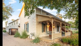 204 W Creek Street historic home for sale in Fredericksburg TX [upl. by Vijar]