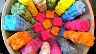 🧡Multicolored Mini Flowers  Crunchy  Satisfying  ASMR  edit byASMRgymchalkIndonesia💛 [upl. by Benjy]