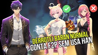 Solo Leveling Ariser Derrotando Baran normal na conta F2P sem usa a Han [upl. by Delp669]