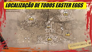 TODOS OS EASTER EGGS DE ALCATRAZ LOCALIZAÇÃO DE TODOS codm codmobile callofduty [upl. by Luella]