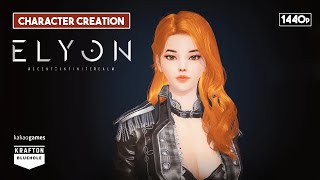 ELYON Gameplay  Character Creation And Customization PC [upl. by Naruq]