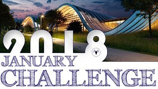 January challenge  2018  Architecture Daily Sketches [upl. by Aguie324]