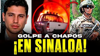 💥¡¡GOLPE a LA CHAPIZA DETIENEN a 14 PISTOLEROS tras PERSECUCIÓN en CULIACÁN SINALOA [upl. by Ahkihs]