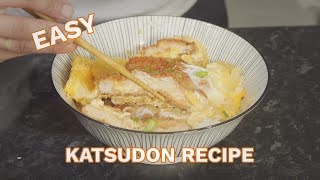 Trying the 10 Million View Katsudon Recipe EASY [upl. by Latreese]