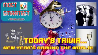 New Years Trivia Quiz  26 Questions  Hard Challenge Test  Try It [upl. by Rossner]