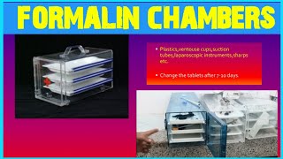 how to use of formalin chamber [upl. by Ralyks]