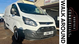 Walk around video for a Ford Transit Custom 310 L1 20 TDCi 130ps Low Roof Van [upl. by Otreblif748]