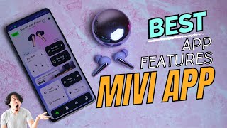 Mivi earbuds app connection with Mivi Audio amp New Features [upl. by Lisk]