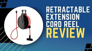 Retractable Extension Cord Reel Review [upl. by Eadahc]