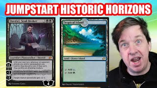 Digital Only Planeswalkers OG Dual Lands And More  Jumpstart Historic Horizons Spoilers  Day 1 [upl. by Celina665]