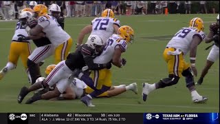 2024 USC vs LSU  Kyle Kennard Tackle for Loss [upl. by Eisac]