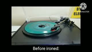 DONT IRON VINYL RECORDS [upl. by Nywnorb]