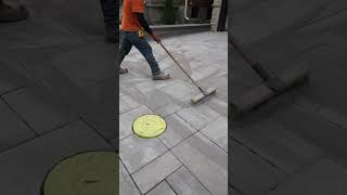 Swiping Polymeric Sand  Impressive Technique [upl. by Toddy]