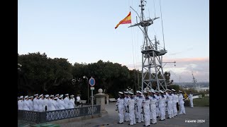 Arriado Solemne de Bandera Nacional Capitanía sept 2024 [upl. by Amyaj540]