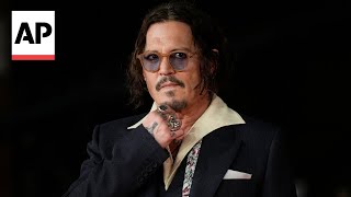 Johnny Depp presented with Lifetime Achievement award at Rome Film Festival [upl. by Gwenora]