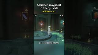 A hidden waypoint in chenyu vale genshin genshinimpact genshintips primogems genshinguide [upl. by Norah904]