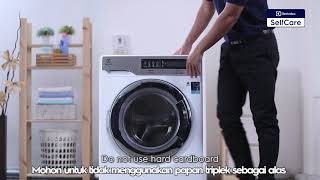 Panduan Instalasi Mesin Cuci Electrolux Bukaan Depan [upl. by Dlanod]