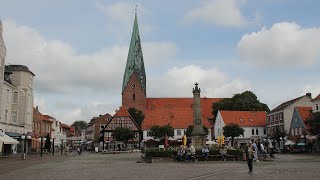 The Market Square in Eutin in Holstein near the Baltic Sea  der Marktplatz in Eutin nahe der Ostsee [upl. by Name148]