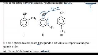 A creolina usada como desinfetante consiste na mistura dos três compostos isômeros abaixo [upl. by Jacie]